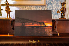 Load image into Gallery viewer, Harry Nice Bridge Sunset 14&quot;x20&quot; Canvas Print
