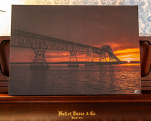 Load image into Gallery viewer, Harry Nice Bridge Sunset 14&quot;x20&quot; Canvas Print
