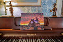 Load image into Gallery viewer, Christ Episcopal Church in Chaptico Sunset 12&quot;x16 Canvas Print
